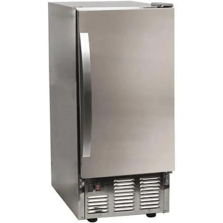 Edgestar 15 Inch Wide 25 Lbs Capacity BuiltIn Ice Maker with 50 Lbs Daily Ice Production OIM450SS